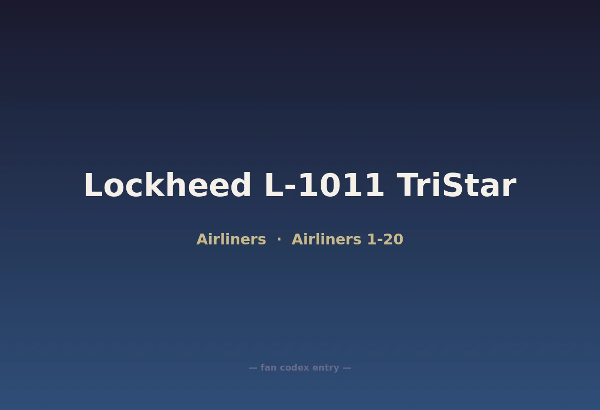 Lockheed L-1011 TriStar
